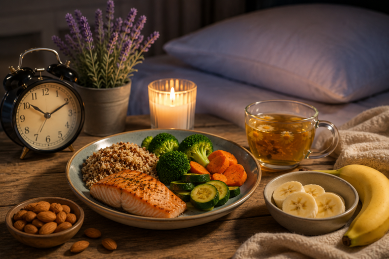 Exemple de dîner idéal pour mieux dormir